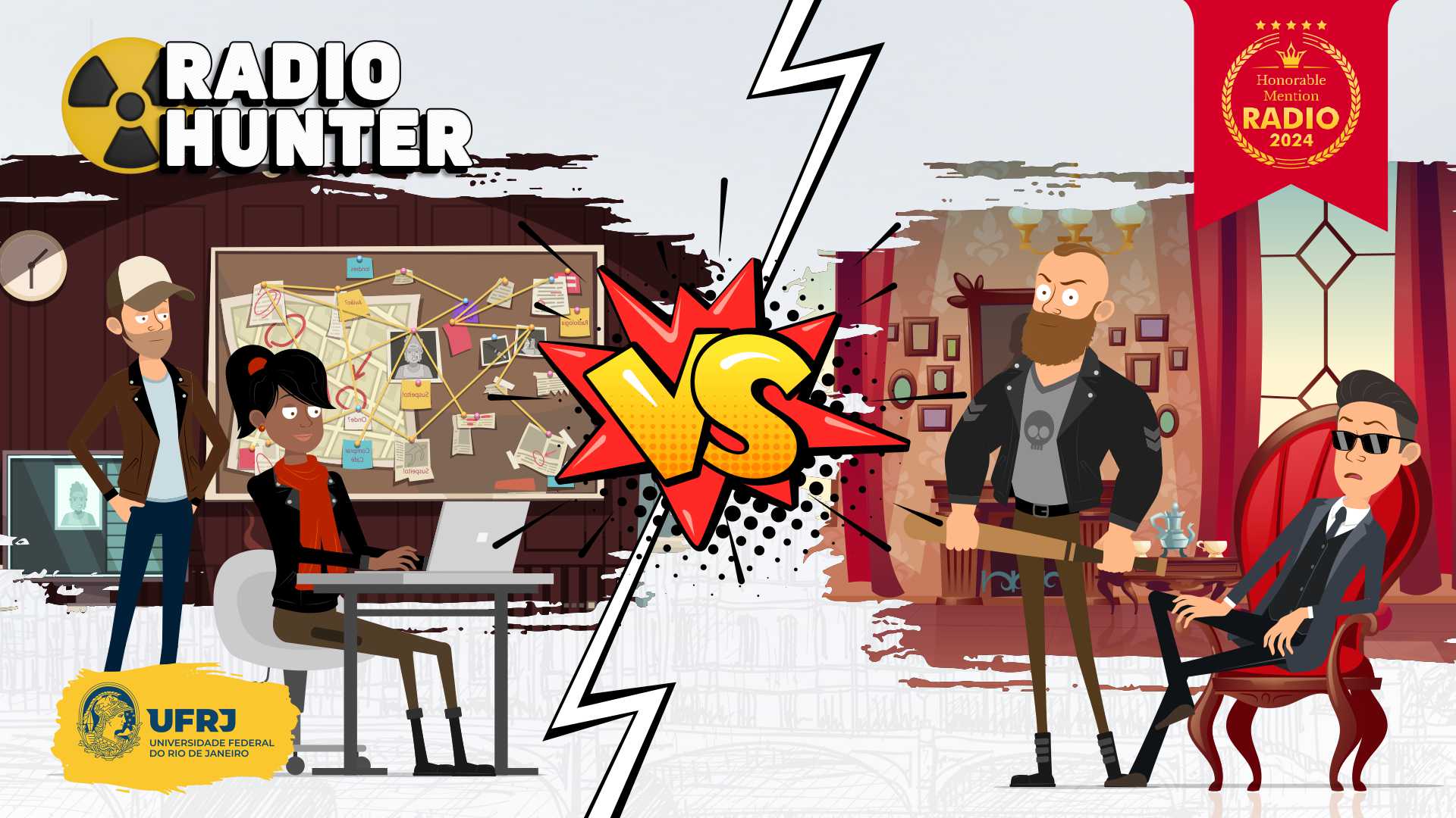 Cena do jogo Radio Hunter